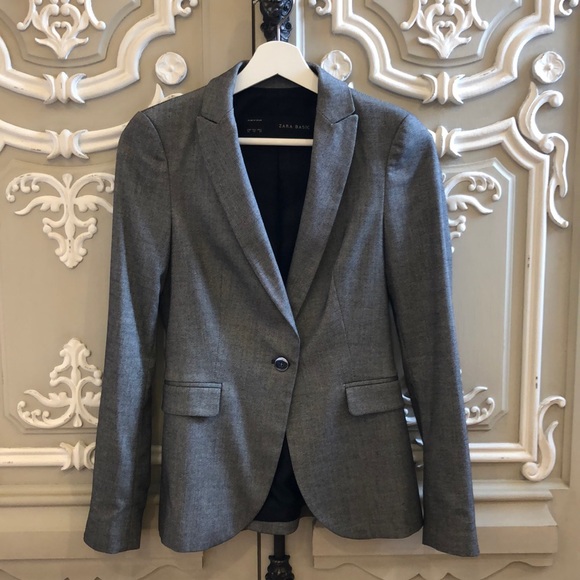 Zara Jackets & Blazers - Zara Basic Grey Blazer